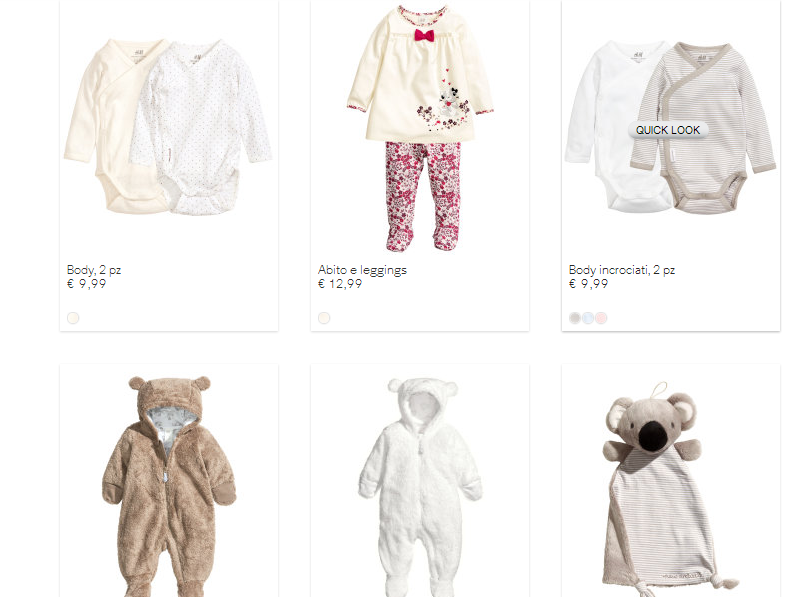 negozi abbigliamento bimbi online