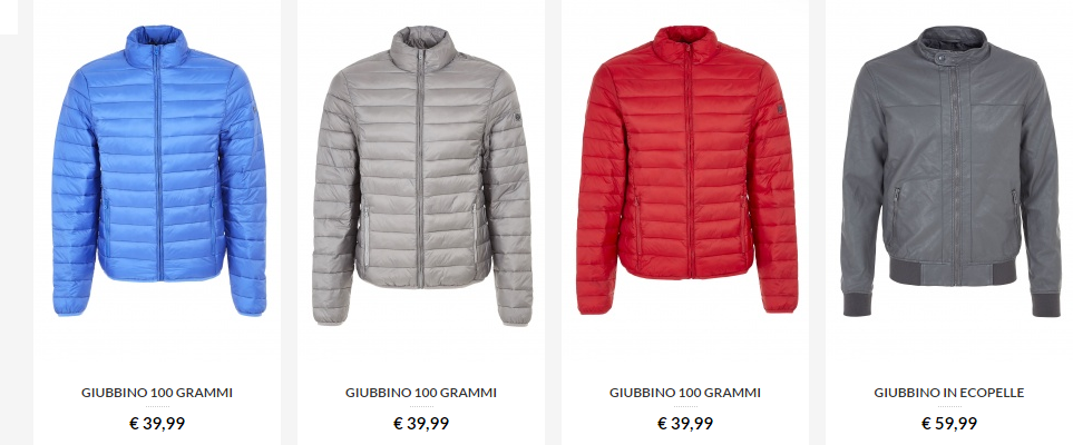 Terranova discount giubbotti uomo