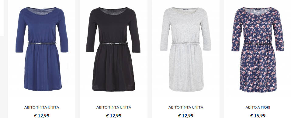 terranova abbigliamento saldi