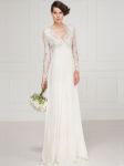 Abiti da sposa stile impero 2016 maniche lunghe