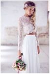Abiti da sposa crop top 2016 a chi sta bene