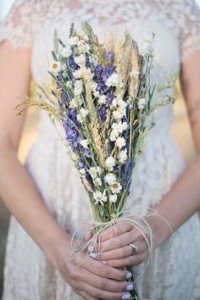 bouquet sposa lavanda spighe