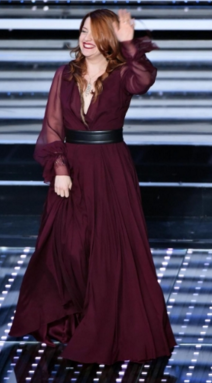 outfit finale sanremo 2016 noemi