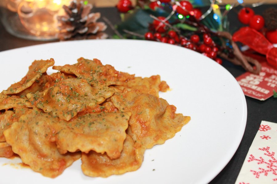 Ricetta ravioli integrali patate e funghi