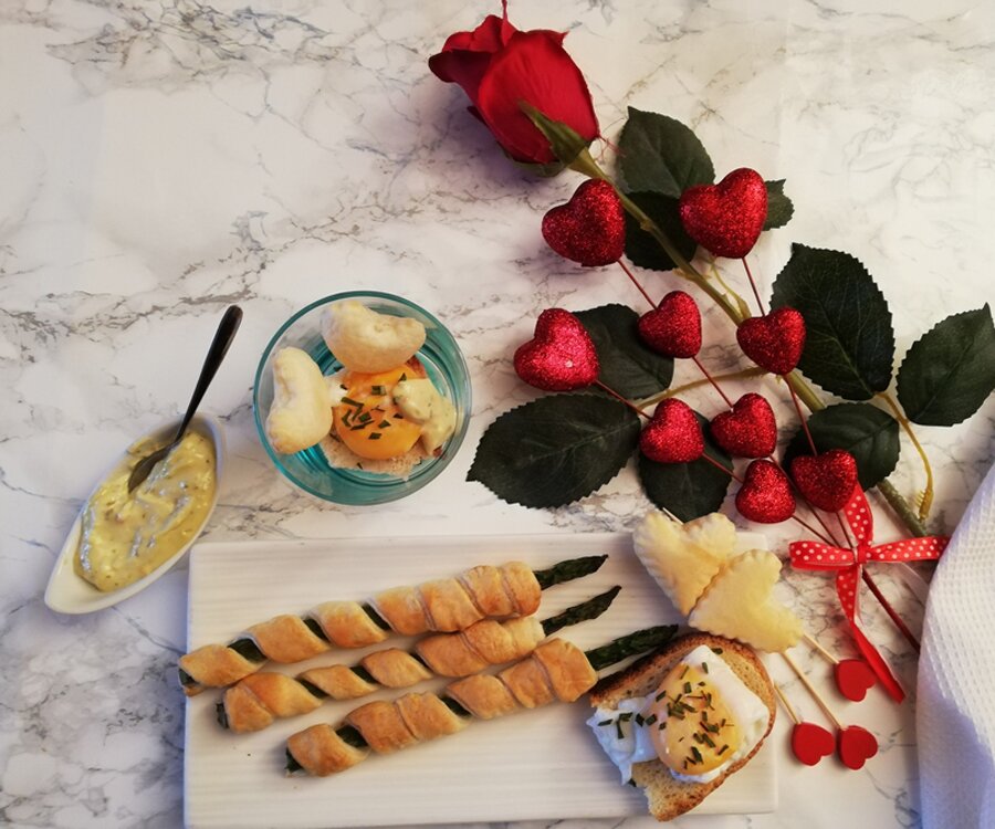ricetta asparagi romantici di san valentino